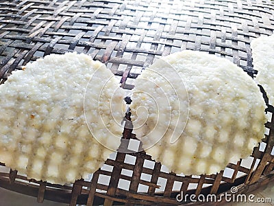 A typical West Java snack made from rice Stock Photo