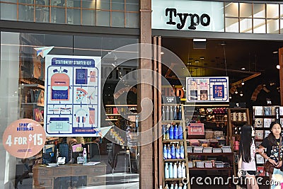 Typo store at Mall of America in Bloomington, Minnesota Editorial Stock Photo