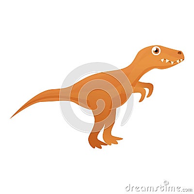 Tyrannosaurus icon, cartoon style Vector Illustration