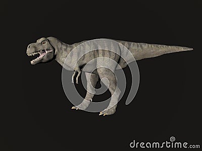 Tyrannosaurus Rex Dinosaur Cartoon Illustration