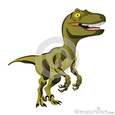 Tyrannosaurus Rex dinosaur raptor vector illustration Vector Illustration