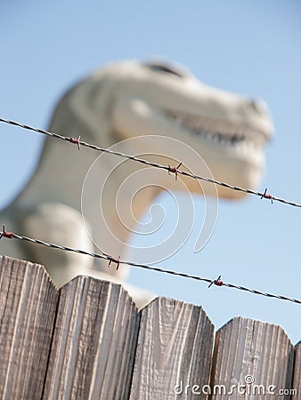 Tyrannosaurus Rex Head Stock Photo