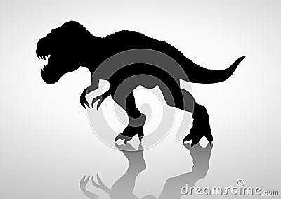 Tyrannosaurus Vector Illustration