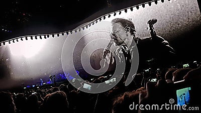 U2 Joshua Tree tour in 2017 Editorial Stock Photo