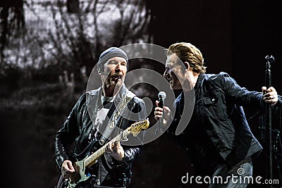 2017 U2 Joshua Tree World Tour-30th Anniversary Editorial Stock Photo