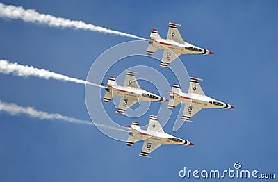 U.S. Air Force Thunderbirds Editorial Stock Photo