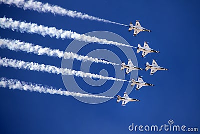 U.S. Air Force Thunderbirds Editorial Stock Photo