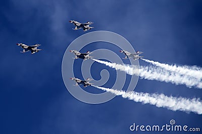 U.S. Air Force Thunderbirds Stock Photo