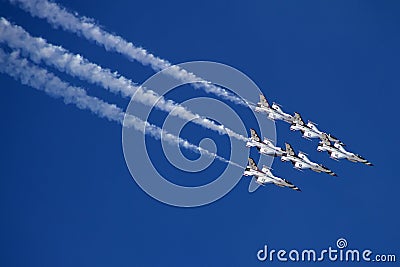 U.S. Air Force Thunderbirds Editorial Stock Photo