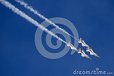 U.S. Air Force Thunderbirds Editorial Stock Photo