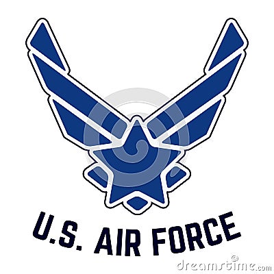 U.S. Air Force vintage t-shirt stamp Vector Illustration