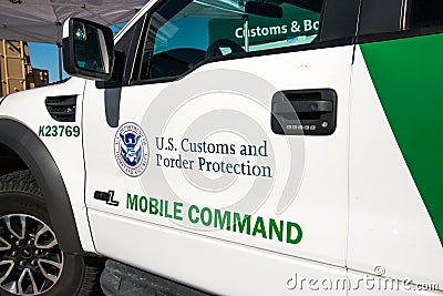 U.S. Border Patrol Vehicle Editorial Stock Photo