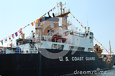 U.S. Coast Guard Ship Editorial Stock Photo