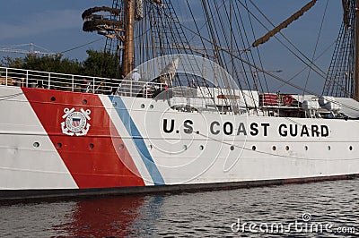 U.S. Coast Guard Tall Ship, The Eagle Editorial Stock Photo