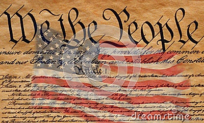 U.S. Constitution Editorial Stock Photo