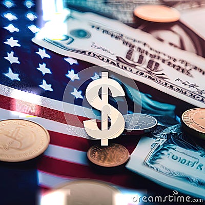 U.S. interest rate hikes depreciate other currencies Stock Photo