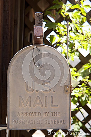 U.S. mail box Stock Photo