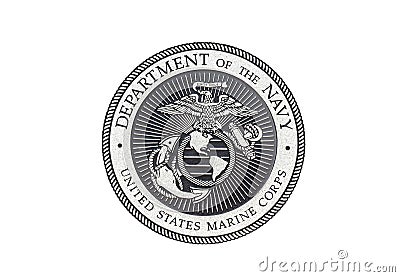 U.S. Marine Corps official seal Stock Photo