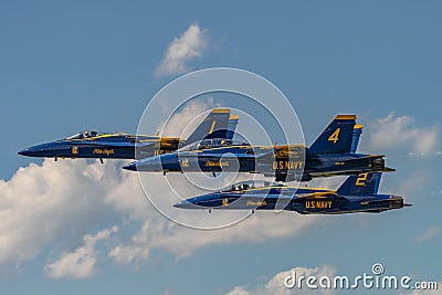 U.S.NAVY Blue Angles Editorial Stock Photo