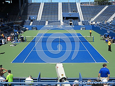 U. S. Open Tennis Grandstand Court Editorial Stock Photo