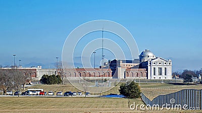 U.S. penitentiary Leavenworth Kansas Stock Photo