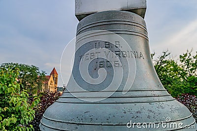 U.S.S. West Virginia Editorial Stock Photo