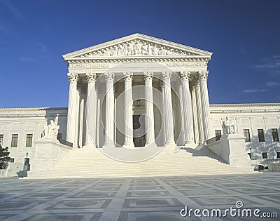 U.S. Supreme Court Building Stock Photo