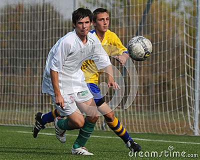 U15 soccer game Editorial Stock Photo