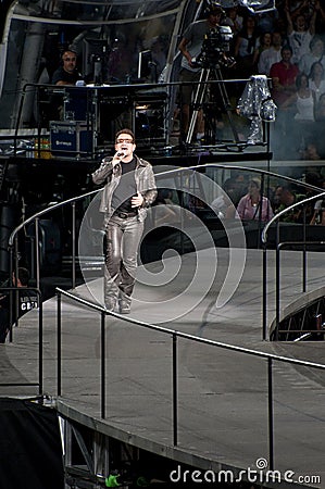 U2 360Â° Tour - Live at Turin Editorial Stock Photo
