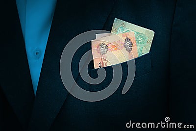 UAE Dirhams banknote Stock Photo