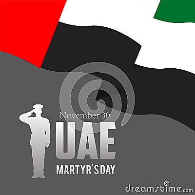 UAE Martyr`s Day Stock Photo