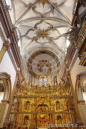 Ubeda Unesco world heritage. El Salvador chapel interior. Jaen Stock Photo
