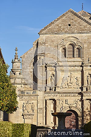 Ubeda Unesco world heritage. El Salvador sacred chapel. Jaen Stock Photo