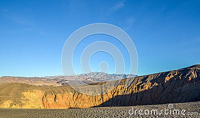 Ubehebe crater, Death valley Stock Photo