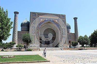 Ubekistan, Samarkand Editorial Stock Photo