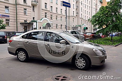 Uber Taxi Editorial Stock Photo