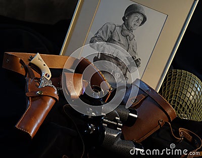 Uberti Patton Commemorative Editorial Stock Photo