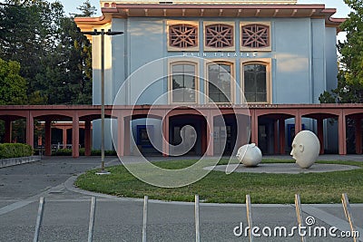 UC Davis building Editorial Stock Photo