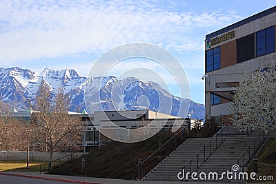 UCCU Center in Utah Valley University Editorial Stock Photo