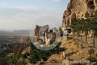 Uchisar cappadocia Stock Photo