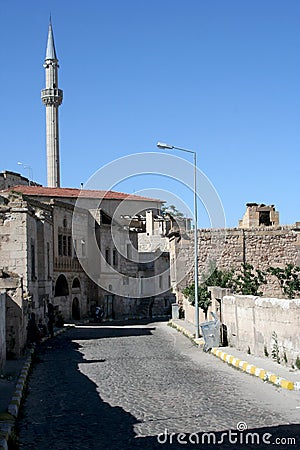 Uchisar Streets Stock Photo