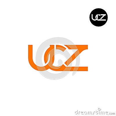 UCZ Logo Letter Monogram Design Vector Illustration