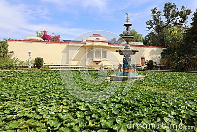 Saheliyon-ki-Bari (Courtyard or Garden of the Maidens) Editorial Stock Photo