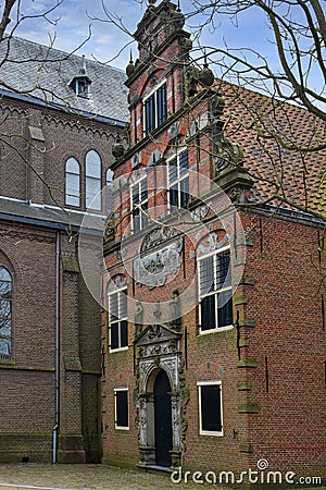 0ude weeshuis, the old orphanage, in Enkhuizen Stock Photo