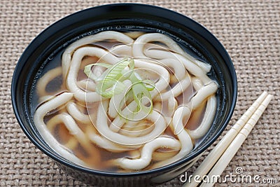 Udon Noodles Stock Photo