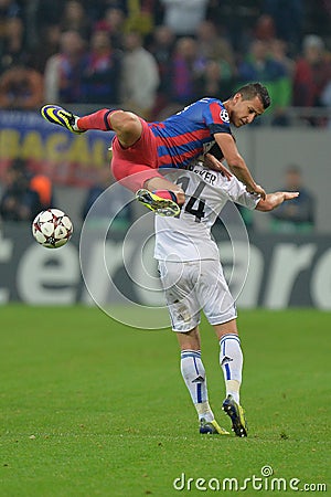 Uefa Champions League action Editorial Stock Photo