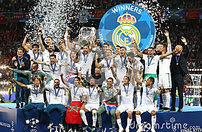 UEFA Champions League Final 2018 Real Madrid v Liverpool Editorial Stock Photo