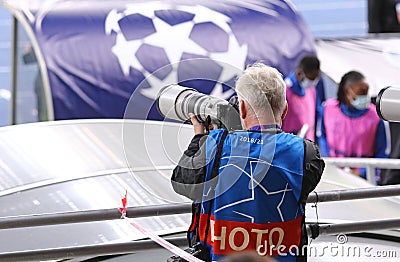 UEFA Champions League play-off: Dynamo Kyiv v Gent Editorial Stock Photo