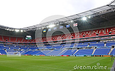 UEFA EURO 2016: Stade de Lyon, France Editorial Stock Photo