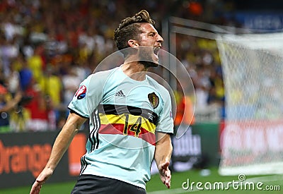 UEFA EURO 2016: Sweden v Belgium Editorial Stock Photo